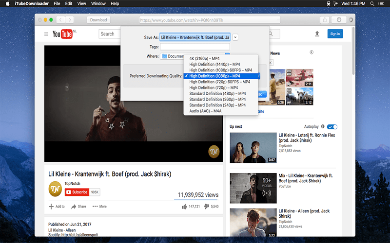 free download from youtube for mac